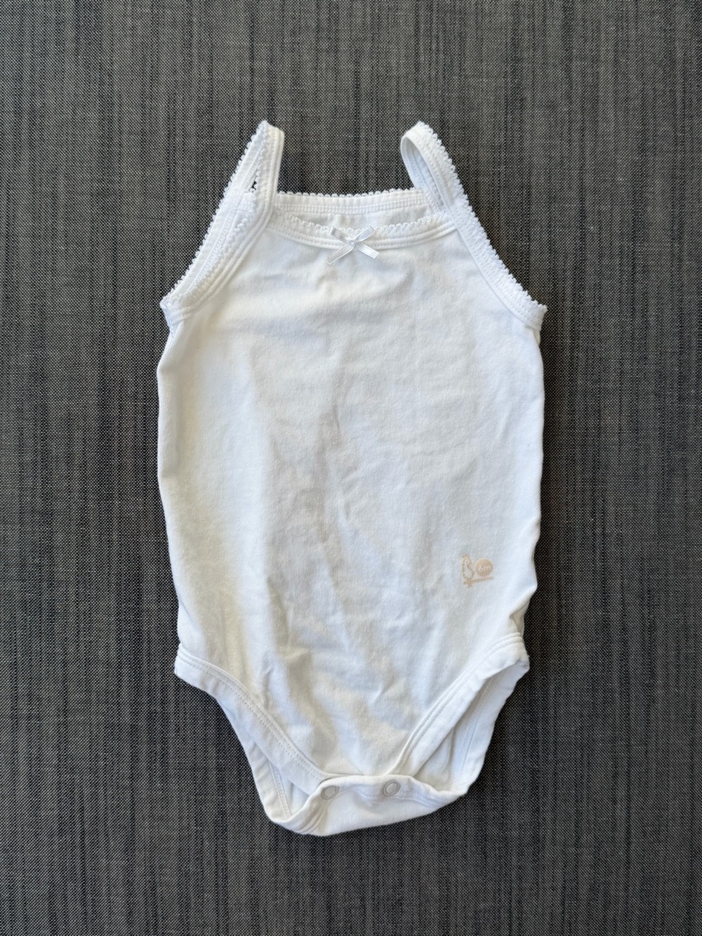 Organic, feathers White Girls' Tank One-Piece Bodysuit